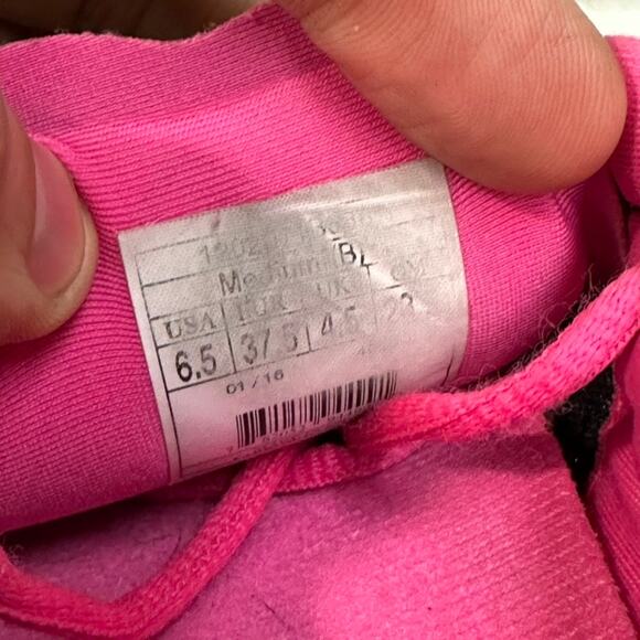 GOOD Brooks Women's Pure Flow 5 Lightweight Running Training Black Pink Gray 6.5 - Picture 9 of 10